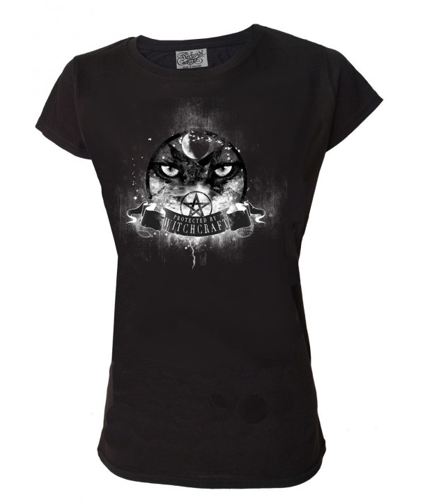 Tee Shirt Darkside Femme Protected By Witchcraft Eyes