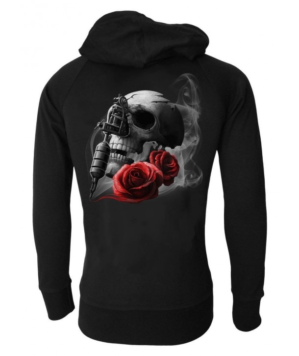 Sweat Darkside Tattoo Gun Skull And Rose