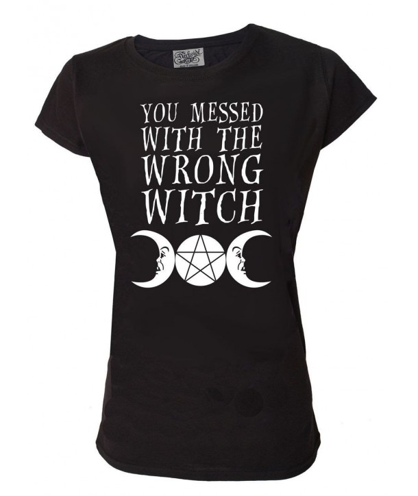 Tee Shirt Darkside Femme You Messed With The Wrong Witch