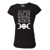 Tee Shirt Darkside Femme You Messed With The Wrong Witch