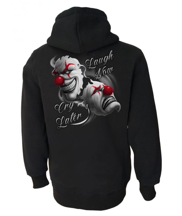 Sweat Shirt Darkside Homme Laugh Now Cry Later Clowns