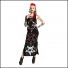 Robe Cupcake Cult Black Cat Maxi Dress