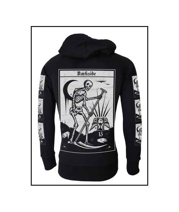 Sweat Shirt Veste Darkside Clothing Death Tarot Card