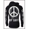 Sweat Shirt Veste Darkside Clothing Peace Of Shit