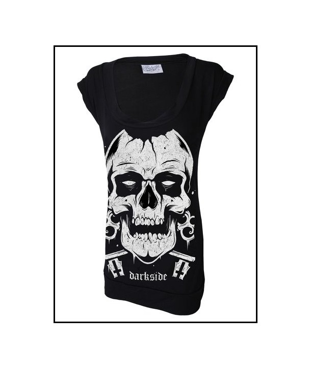 Robe Tunique Darkside Clothing Skull Fitted T