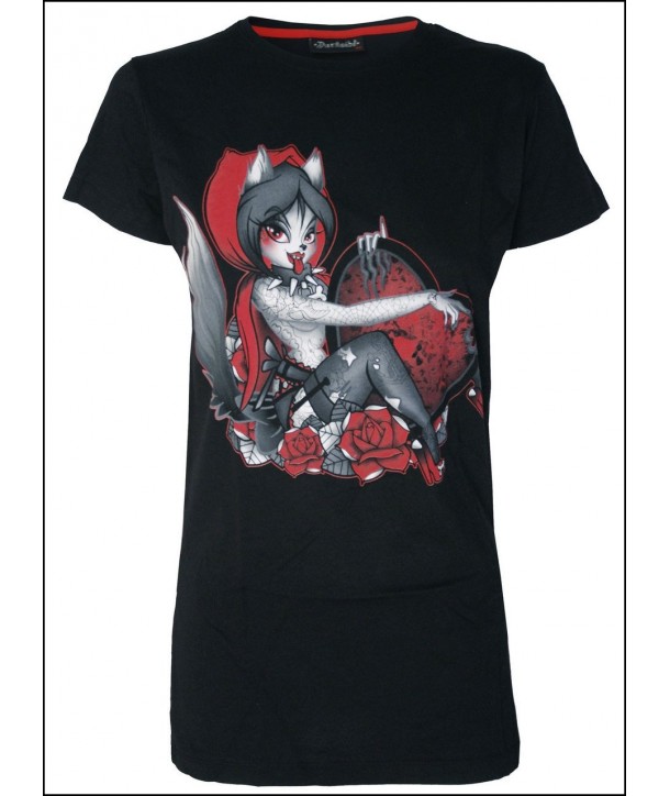 Tee Shirt Darkside Clothing Red Riding Hood