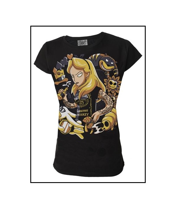 Tee Shirt Darkside Clothing Alice Womens