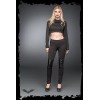 Leggings Queen Of Darkness Gothique Artificial Leather