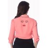 Chemise Blouse Banned Clothing Model Face Coral