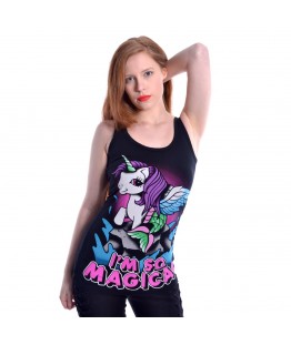 Débardeur Femme Cupcake Cult - Taille L Noir - Style Geek Gamer - Neuf Avec étiquettes