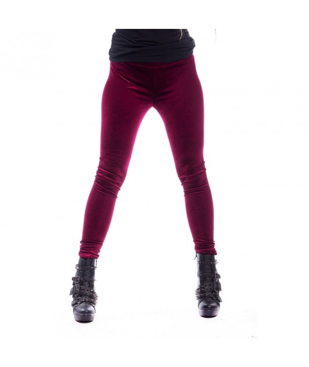 Leggings Chemical Black Edit Velvet Red