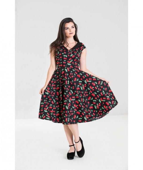 Robe Hell Bunny Cherry Pop 50s