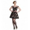 Robe Hell Bunny Blitzen Mini noir